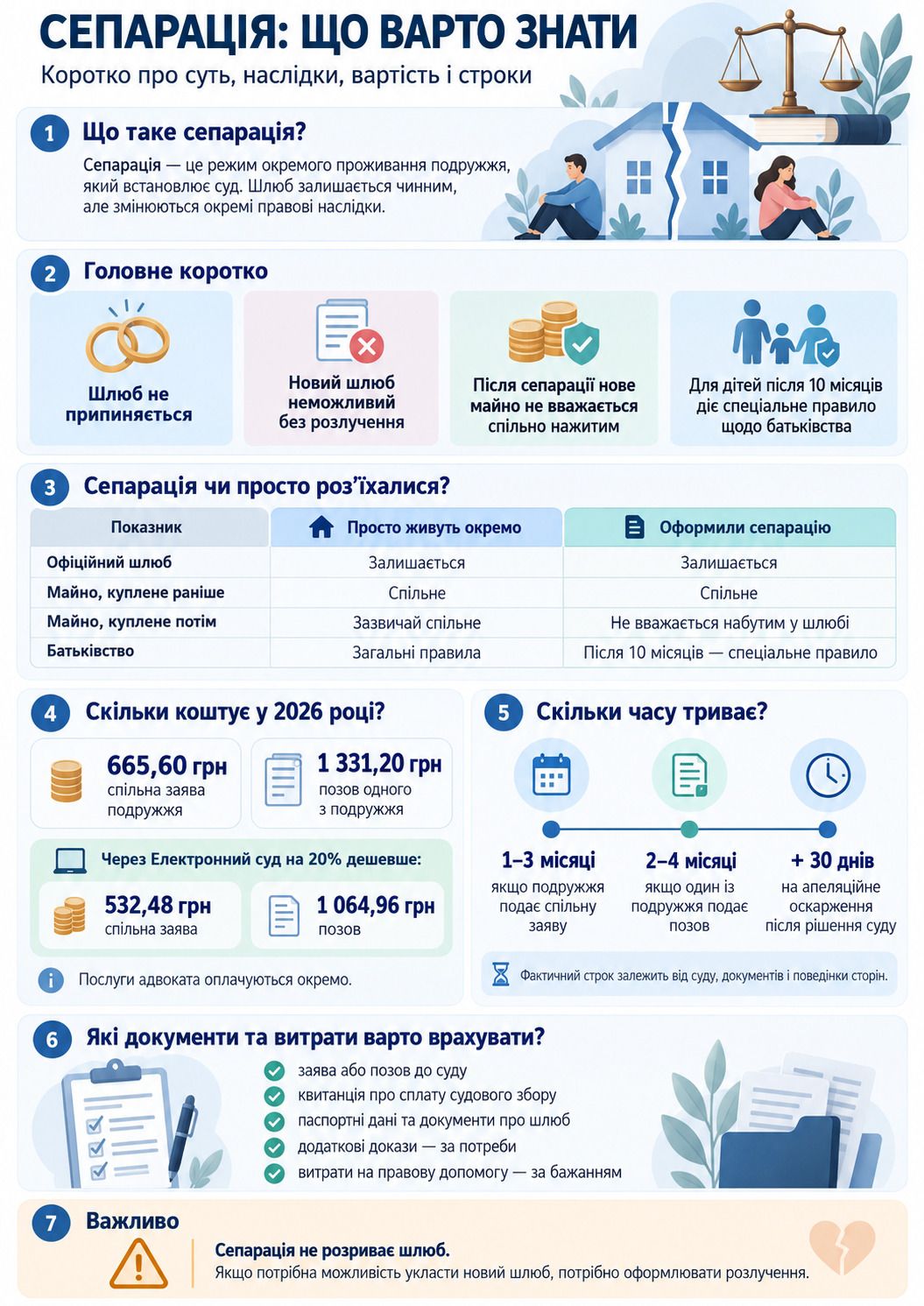 Як оформити сепарацію