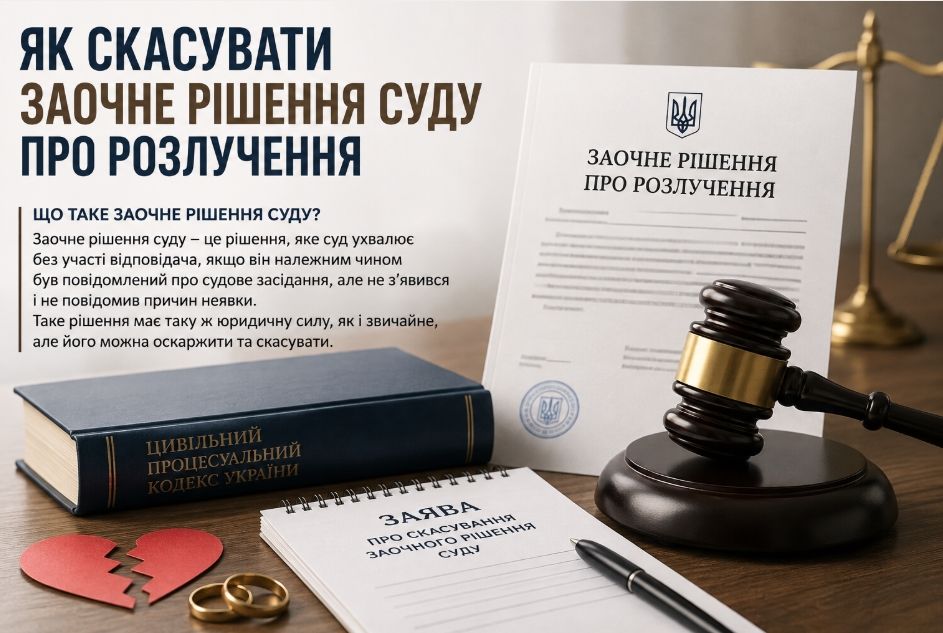 Как отменить заочное решение суда о разводе?